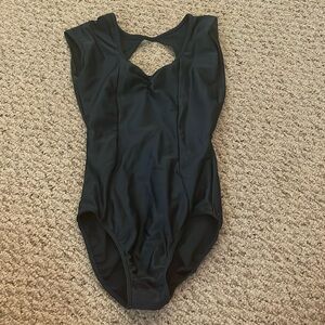 blue dancewear leotard
